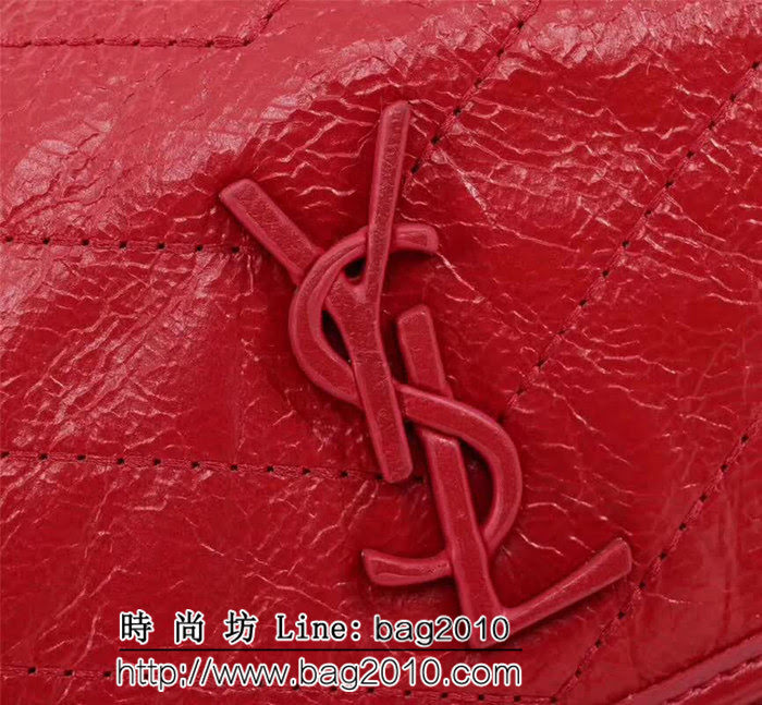 YSL聖羅蘭 新款 獨家對版 正面翻蓋鏈條包 533037 YAS1132